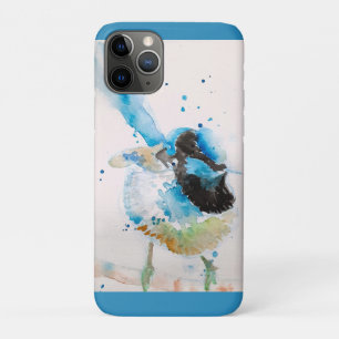 Blaue Wren-Aquarellmalerei Australische Vögel Case-Mate iPhone Hülle