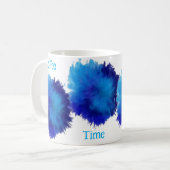 Blaue Wunsch-Tasse  Kaffeetasse (Vorderseite Links)