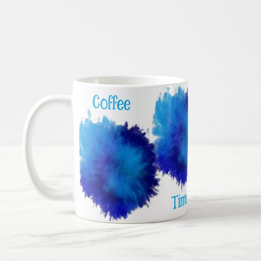 Blaue Wunsch-Tasse  Kaffeetasse (Links)