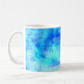 Blaue Yank-Kaffeetasse Kaffeetasse (Links)