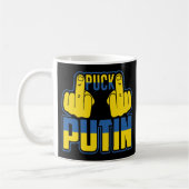 BLAUE & YELLOW UKRANIAN SUPPORT KAFFEETASSE (Links)