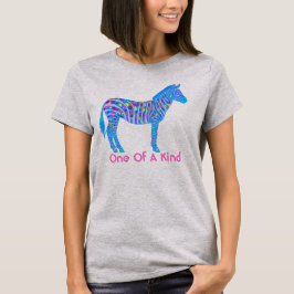 Blaue Zebradots Streifen eines gleich lustigen Tie T-Shirt