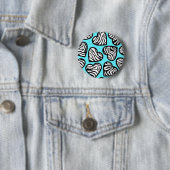Blaue Zebrahände Knopf Button (Beispiel)