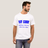 Blaue Zerstampfung, kämpfende Karten des T-Shirt (Vorne ganz)