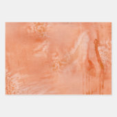 Blaue Zickzack Streifen Geschenkpapier Set (Vorderseite 3)