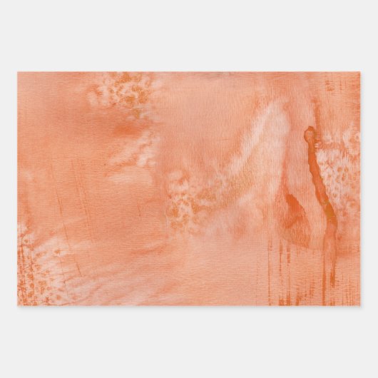 Blaue Zickzack Streifen Geschenkpapier Set (Vorderseite 3)