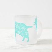 Blaue Ziege Jahr der Tasse der Ziegenschaf (VorderseiteRechts)