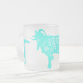 Blaue Ziege Jahr der Tasse der Ziegenschaf (Vorderseite Links)