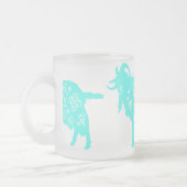 Blaue Ziege Jahr der Tasse der Ziegenschaf (Links)