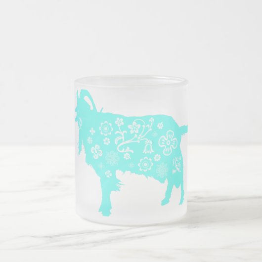 Blaue Ziege Jahr der Tasse der Ziegenschaf (Mittel)