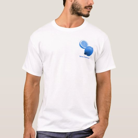 blaue Zitronen T-Shirt (Vorderseite)