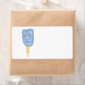 blaue Zuckerwatte (Insitu)