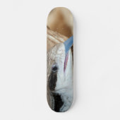 Blaue Zunge-Eidechse Skateboard (Vorderseite)