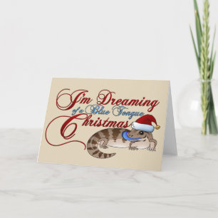 Blaue Zunge Skink Weihnachten