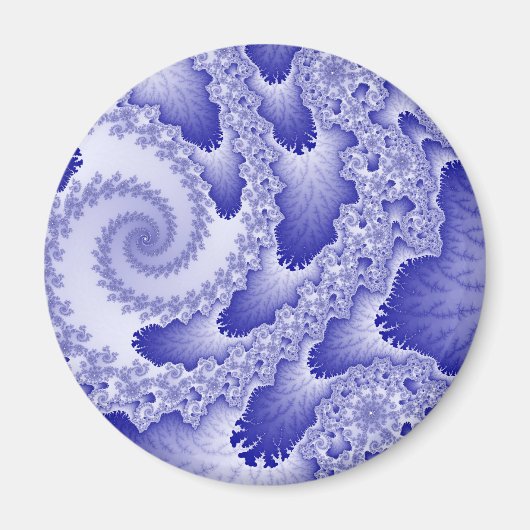 Blaue Zungen Magnet (Vorne)