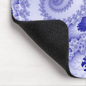 Blaue Zungen-Mauspad Mousepad (Ecke)