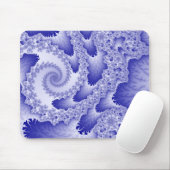 Blaue Zungen-Mauspad Mousepad (Mit Mouse)