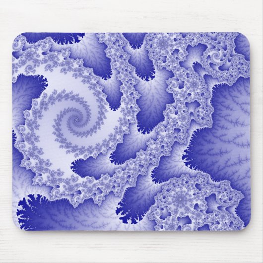 Blaue Zungen-Mauspad Mousepad (Vorne)
