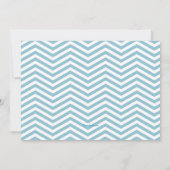 Blaue Zupacken-Parade-Einladung Einladung (Rückseite)