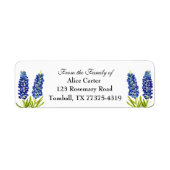 Blauebonnets-Beerdigung Texas State Flower Wasserf (Vorne)