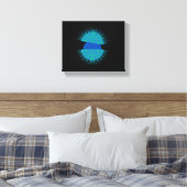 Blaueier Leinwanddruck (Insitu (Schlafzimmer))