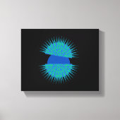 Blaueier Leinwanddruck (Vorderseite)
