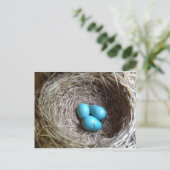 Blaueier Postkarte (Stehend Vorderseite)