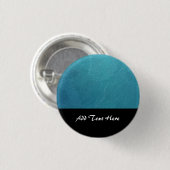 Blaueis-Abstraktkunstwerk Button (Vorne & Hinten)