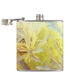 Blaueis-Blätter Flachmann