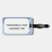 Blaueis Gepäckanhänger (Rückseite horizontal)