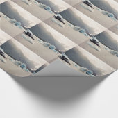 Blaueis Geschenkpapier (Ecke)