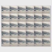 Blaueis Geschenkpapier (Flach)