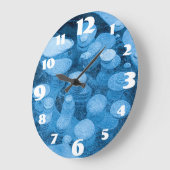 Blaueis Große Wanduhr (Winkel)
