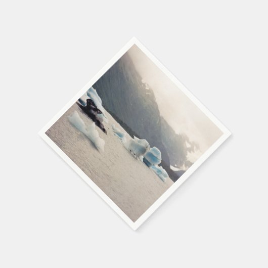 Blaueis Serviette (Ecke)