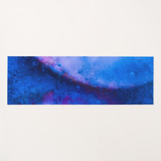 Blaueis Yogamatte (Vorderseite (Horizontal))