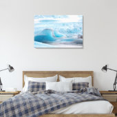 Blaueisformationen, horizontal leinwanddruck (Insitu (Schlafzimmer))