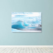 Blaueisformationen, horizontal leinwanddruck (Insitu (Holzboden))