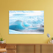 Blaueisformationen, horizontal leinwanddruck (Insitu (Wohnzimmer))