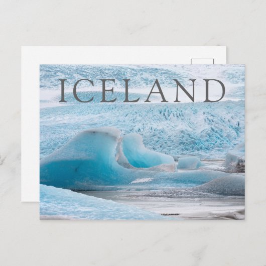 Blaueisformationen, horizontal postkarte (Vorne/Hinten)