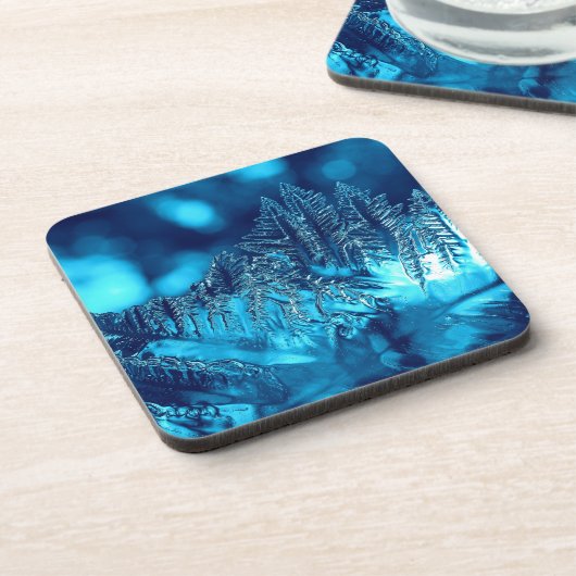 Blaueisfotografie 2 getränkeuntersetzer (Linke Seite)