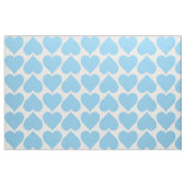 Blauen Herzen Muster, Romantisch, Liebe Stoff (Fat Quarter (45,7 x 55,9 cm))