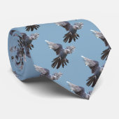 Blauen Spixs Macaw-Krawatte Krawatte (Gerollt)