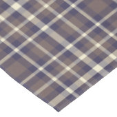 Blauen u. der Beige Nr. 69 des Tartan-kariertes Tischdecke (Schrägansicht)