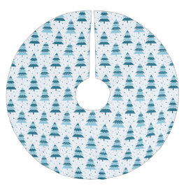 BLAUEN- UND WEISSSTÄMME POLYESTER WEIHNACHTSBAUMDECKE