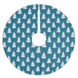 BLAUEN- UND WEISSSTÄMME POLYESTER WEIHNACHTSBAUMDECKE