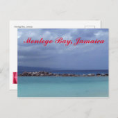 BLAUENSCHIRME IN JAMAIKA POSTKARTE (Vorne/Hinten)