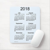 Blauer 6-monatiger Kalender 2018 Alices durch Janz Mousepad (Mit Mouse)