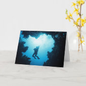 Blauer Abfall Karte (Gelbe Blume)