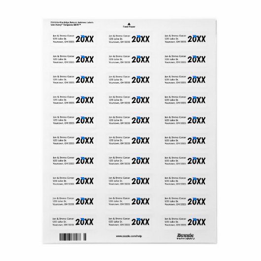 Blauer Abschluss (Vorne)