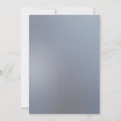 Blauer Abschluss Einladung (Rückseite)